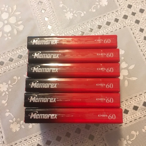 HP 🔥🆕 Memorex DBS 60 Minute Audio Blank Cassette Tapes -Lot of 6 - Picture 4 of 4